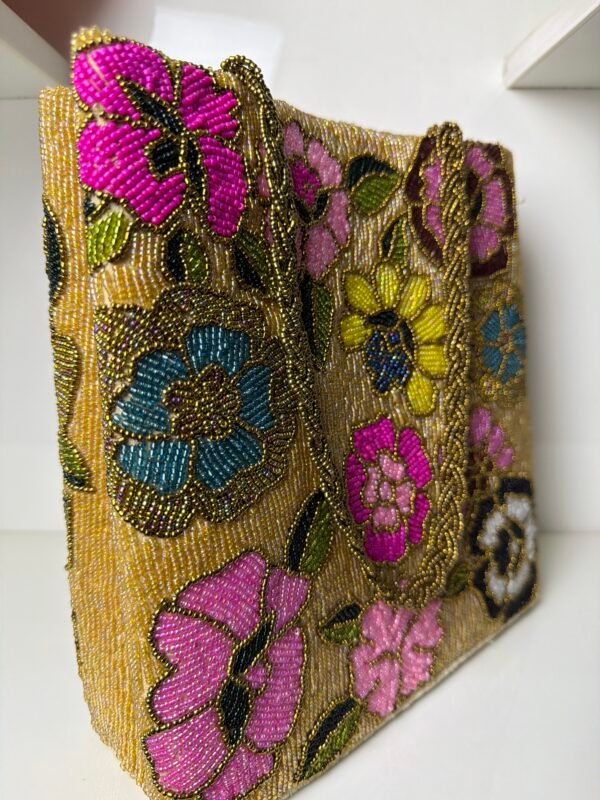3D Embellished Premium Floral Bag