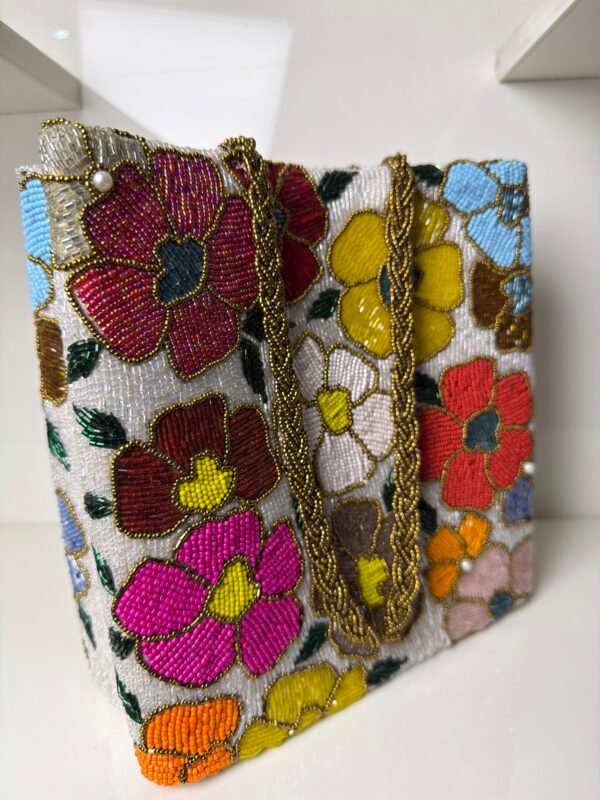 3D Embellished Premium Floral Bag