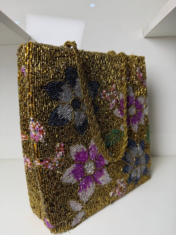 3D Embellished Premium Floral Bag