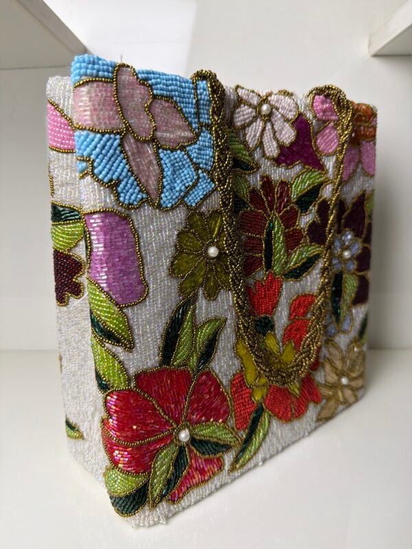 3D Embellished Premium Floral Bag