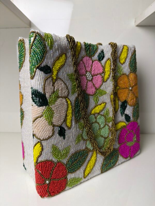 3D Embellished Premium Floral Bag