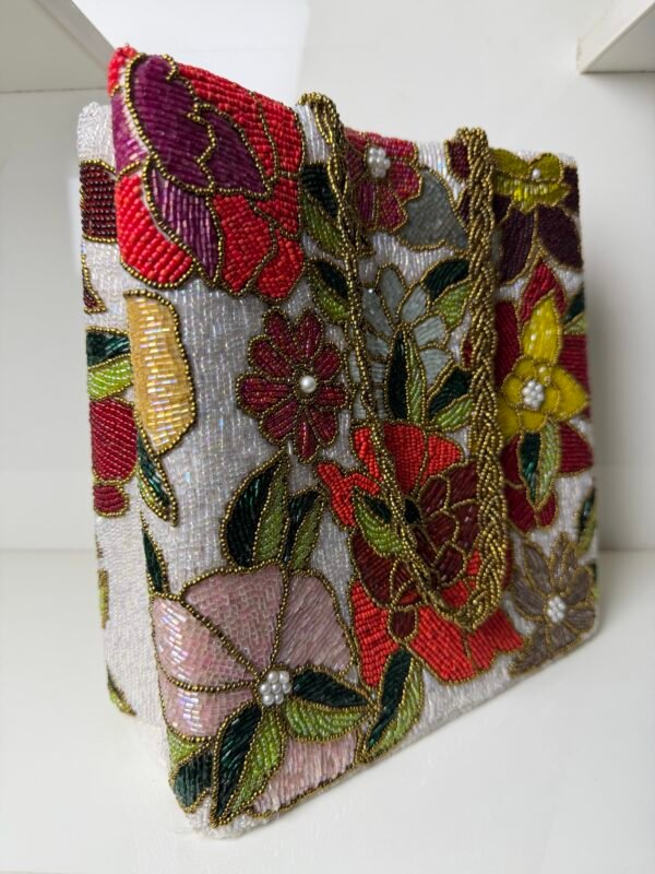 3D Embellished Premium Floral Bag