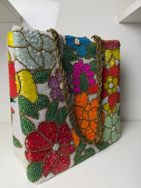 3D Embellished Premium Floral Bag