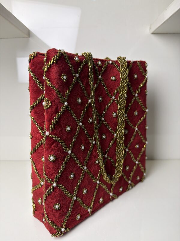 3D Embellished Premium Floral Bag