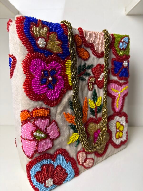 3D Embellished Premium Floral Bag