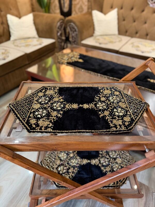 Elegant Handcrafted 3-Piece Runner Set