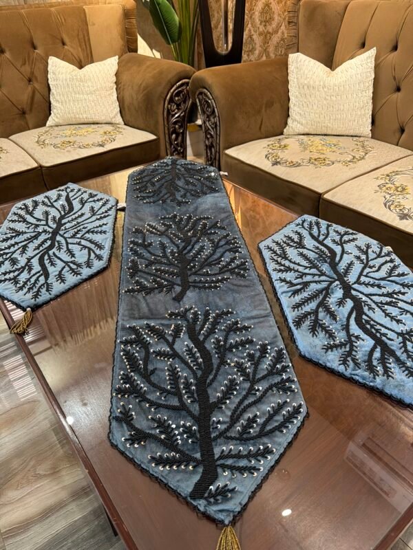 Elegant Handcrafted 3-Piece Runner Set