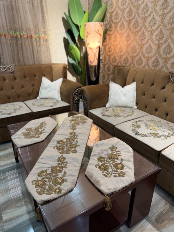 Elegant Handcrafted 3-Piece Runner Set