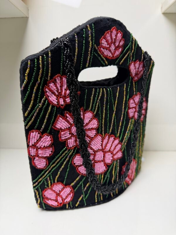 Hand Embellished Bucket Bag