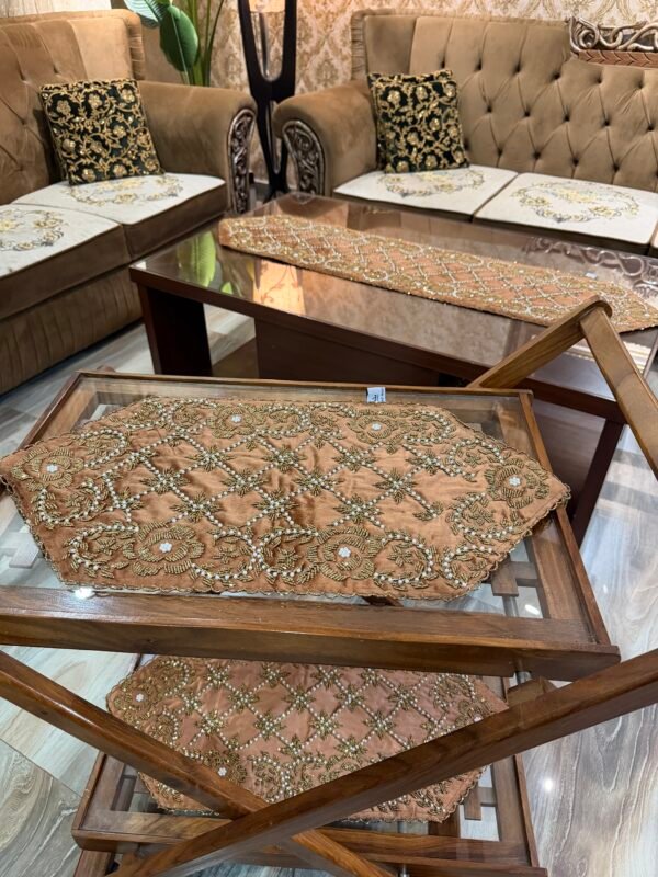Elegant Handcrafted 3-Piece Runner Set