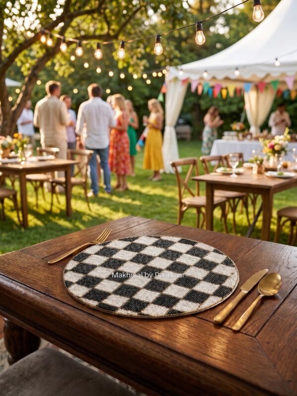 Chess Hand Crafted Luxury Table Mat