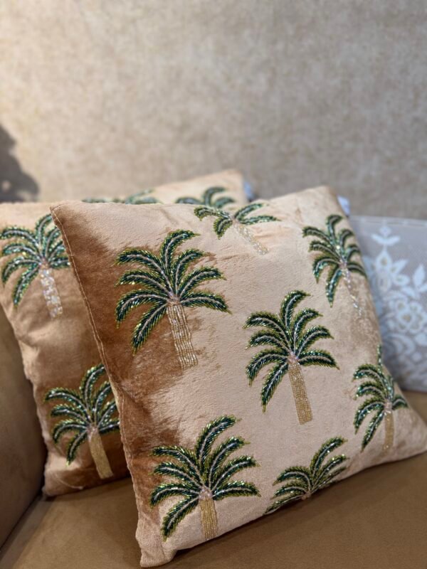 Hand Made Premium Beaded Cushion Cover